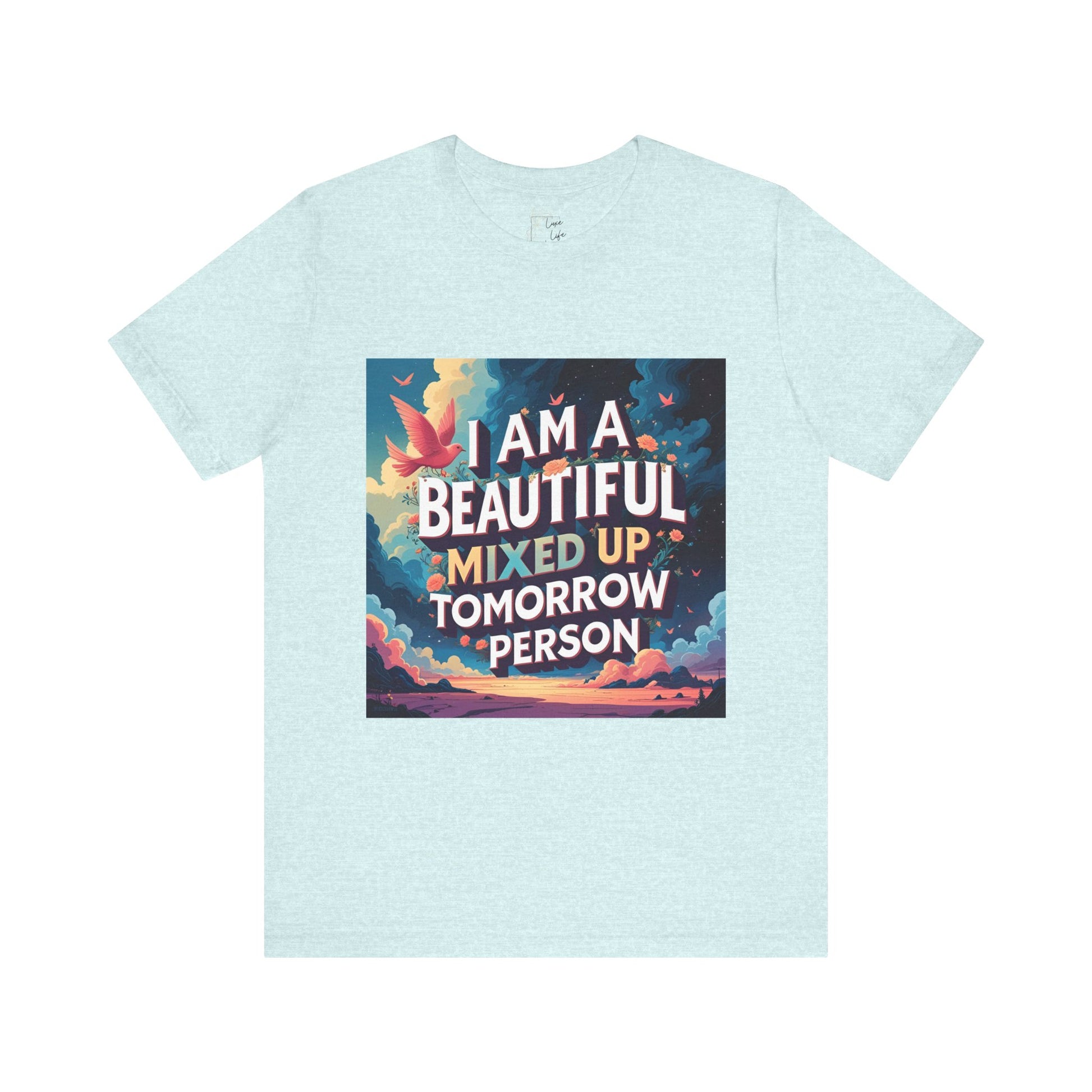 Luxe Life Quote Tee - "Tomorrow Person" T-Shirt, Cute Gift, Casual Wear, Summer Outfit, statement Top