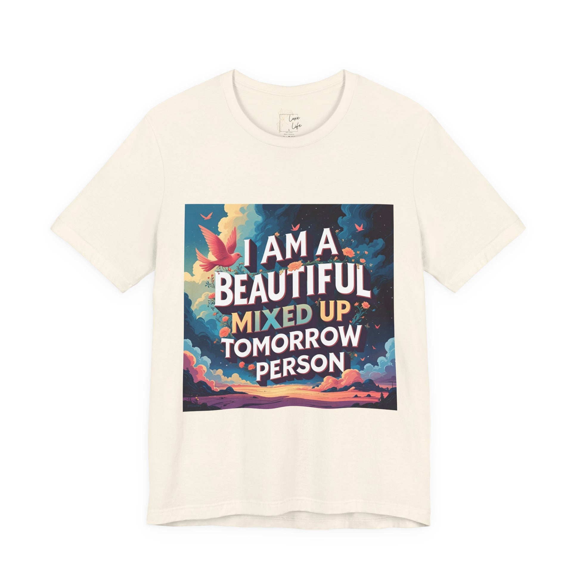 Luxe Life Quote Tee - "Tomorrow Person" T-Shirt, Cute Gift, Casual Wear, Summer Outfit, statement Top