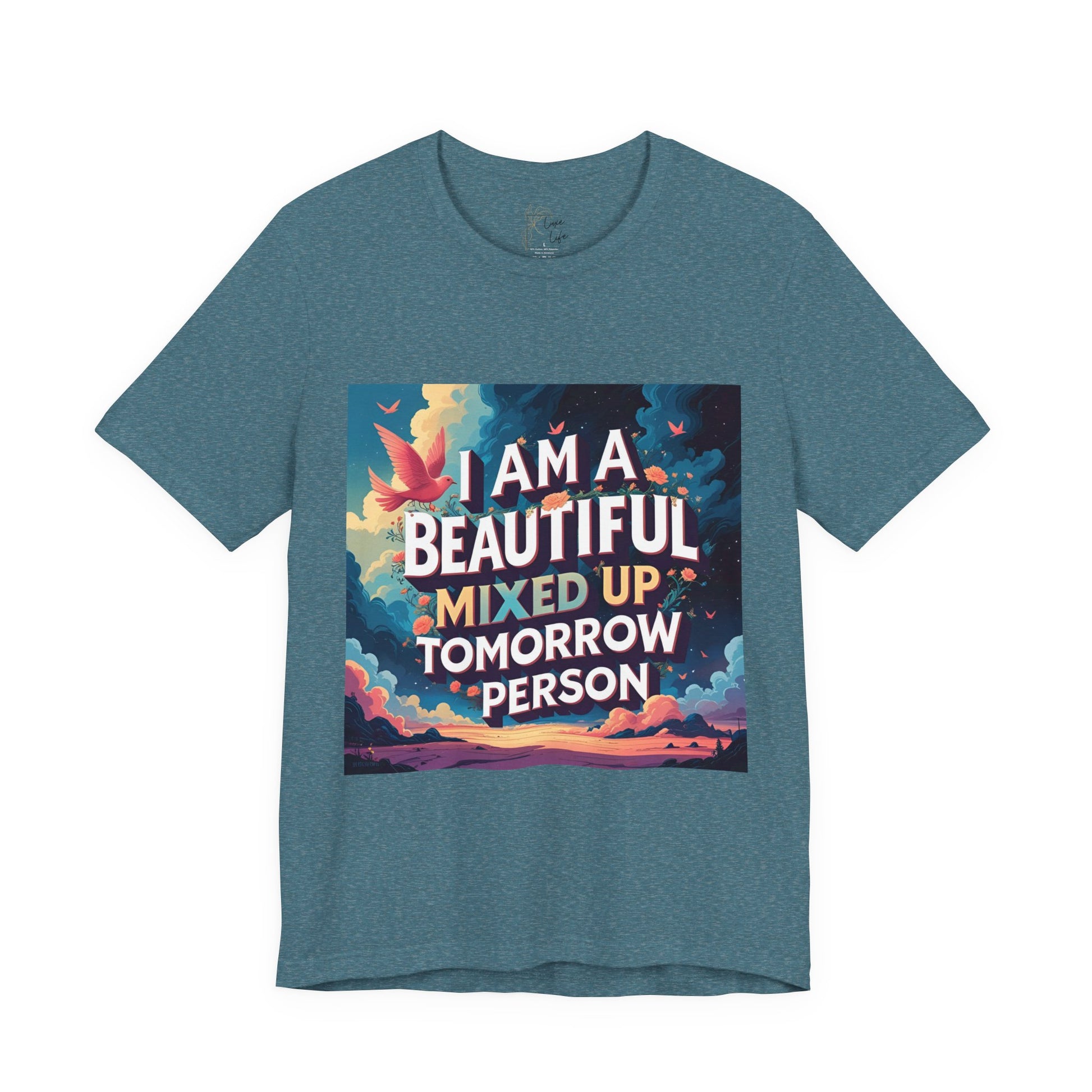 Luxe Life Quote Tee - "Tomorrow Person" T-Shirt, Cute Gift, Casual Wear, Summer Outfit, statement Top