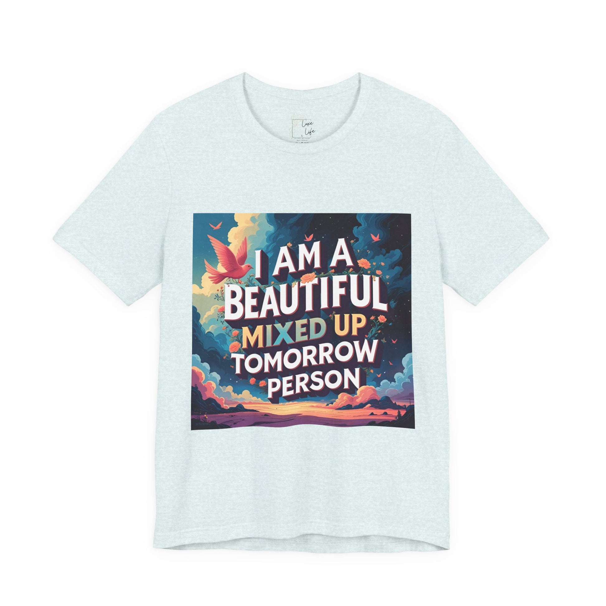 Luxe Life Quote Tee - "Tomorrow Person" T-Shirt, Cute Gift, Casual Wear, Summer Outfit, statement Top