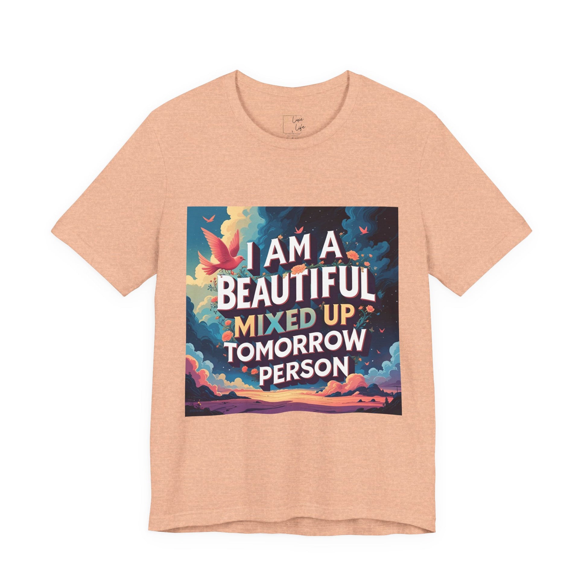 Luxe Life Quote Tee - "Tomorrow Person" T-Shirt, Cute Gift, Casual Wear, Summer Outfit, statement Top