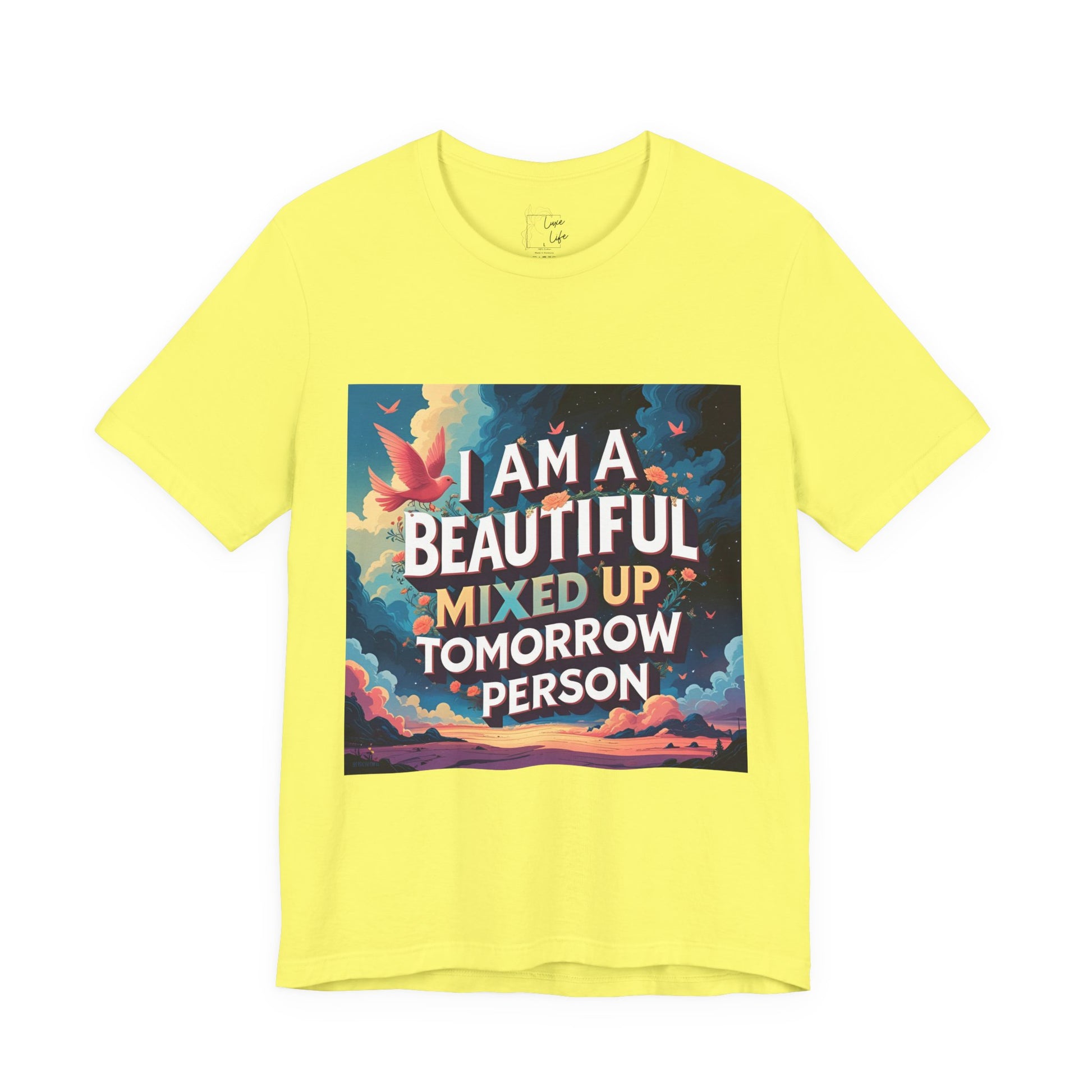 Luxe Life Quote Tee - "Tomorrow Person" T-Shirt, Cute Gift, Casual Wear, Summer Outfit, statement Top