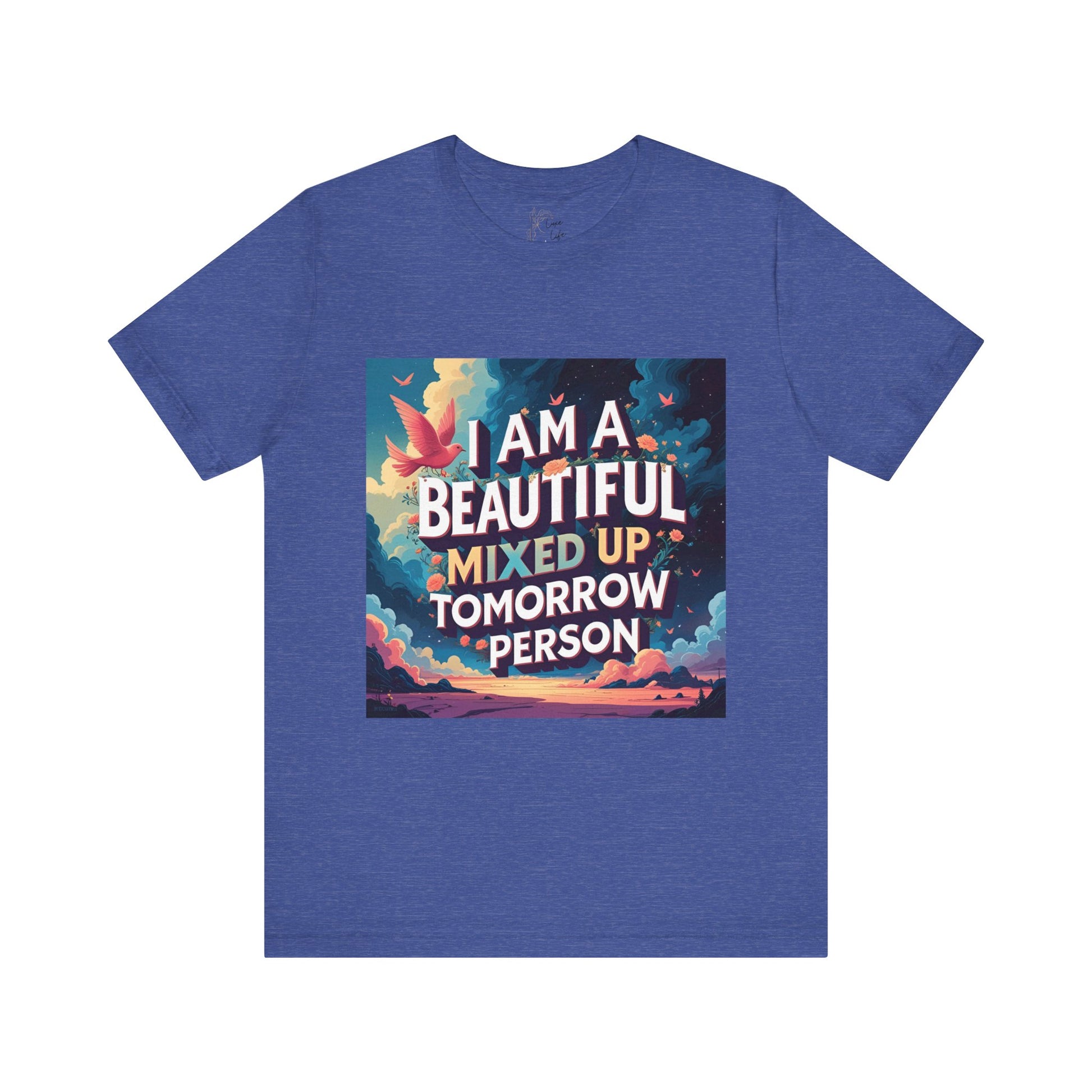 Luxe Life Quote Tee - "Tomorrow Person" T-Shirt, Cute Gift, Casual Wear, Summer Outfit, statement Top
