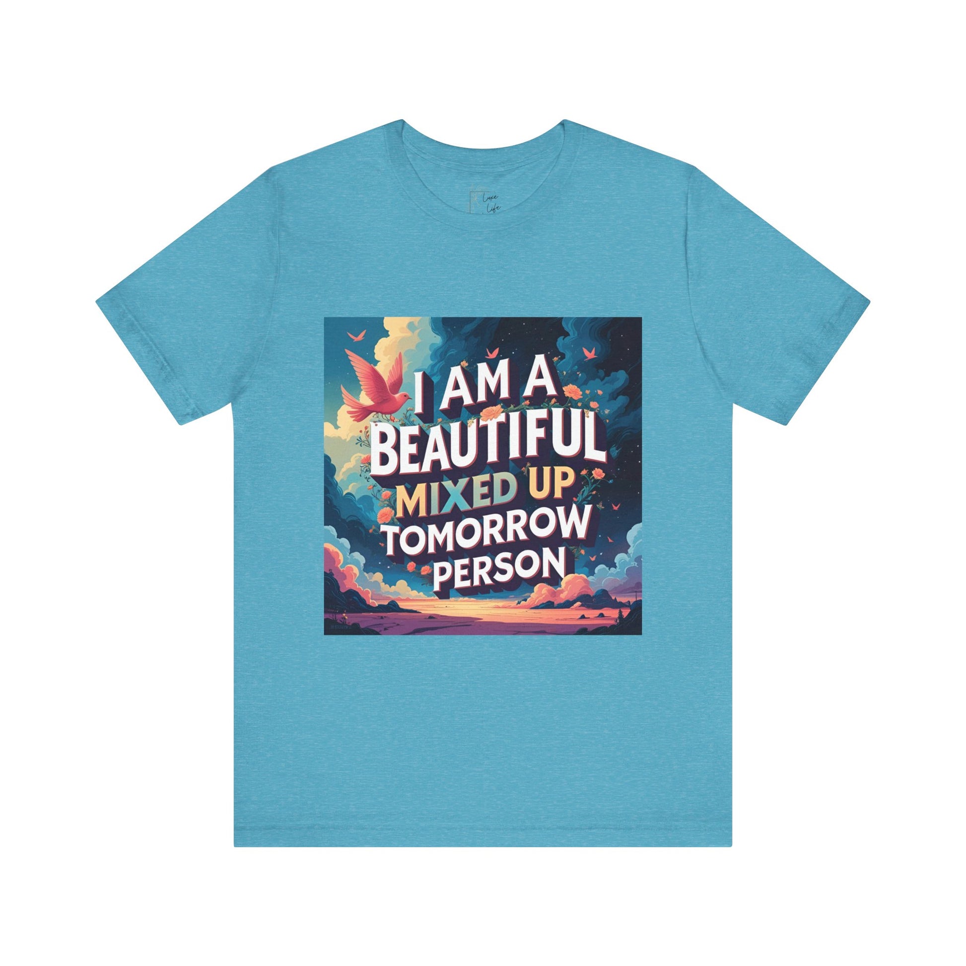 Luxe Life Quote Tee - "Tomorrow Person" T-Shirt, Cute Gift, Casual Wear, Summer Outfit, statement Top