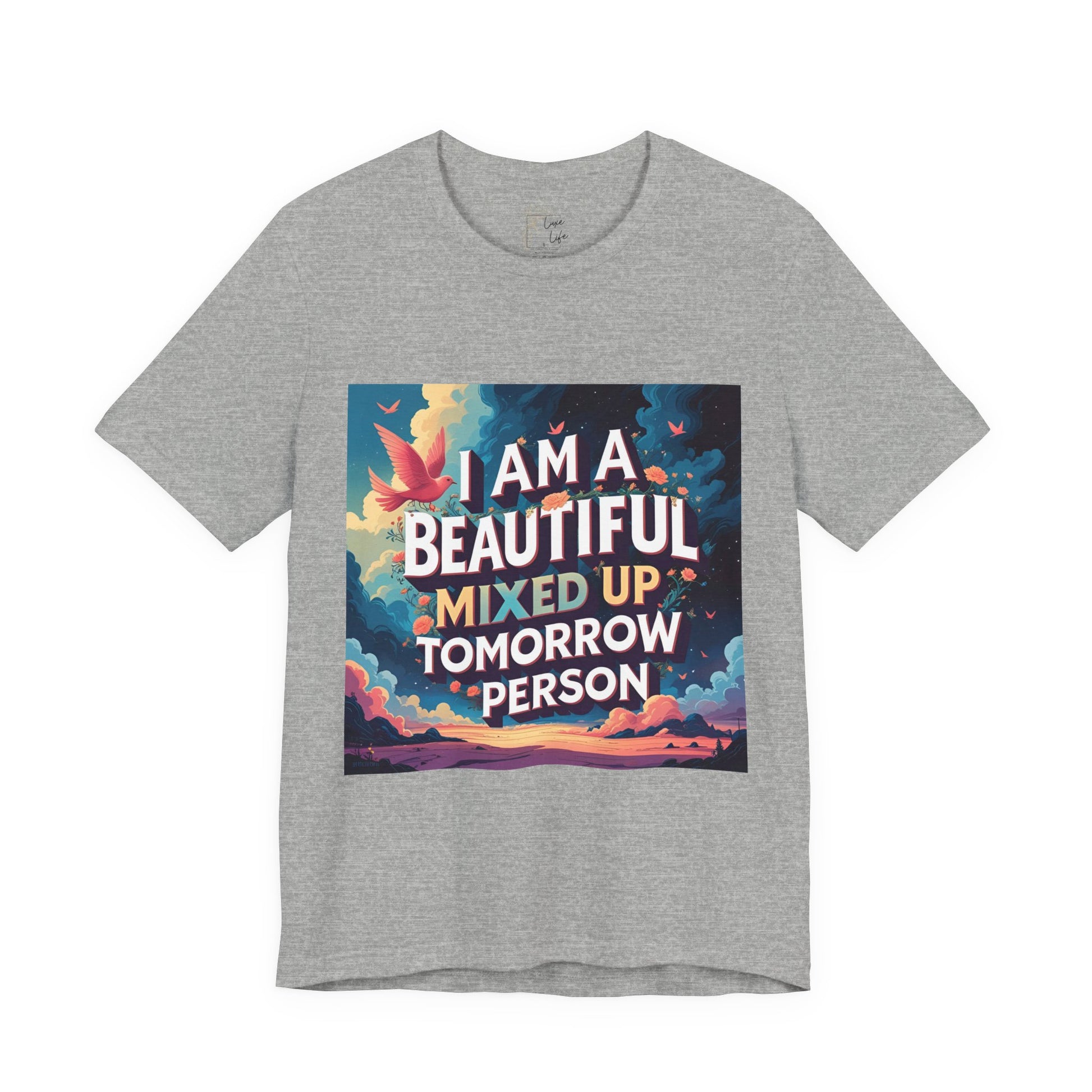 Luxe Life Quote Tee - "Tomorrow Person" T-Shirt, Cute Gift, Casual Wear, Summer Outfit, statement Top