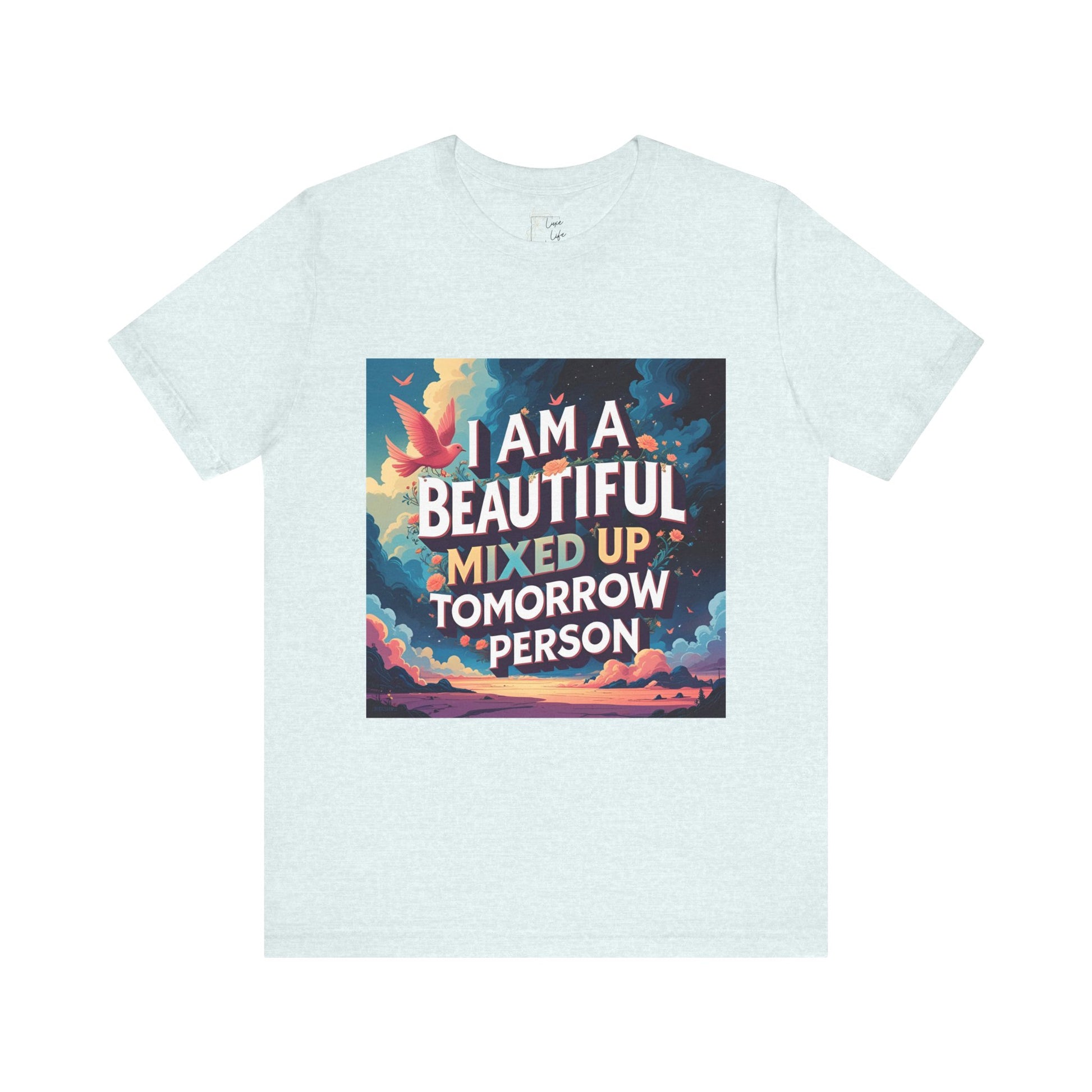 Luxe Life Quote Tee - "Tomorrow Person" T-Shirt, Cute Gift, Casual Wear, Summer Outfit, statement Top