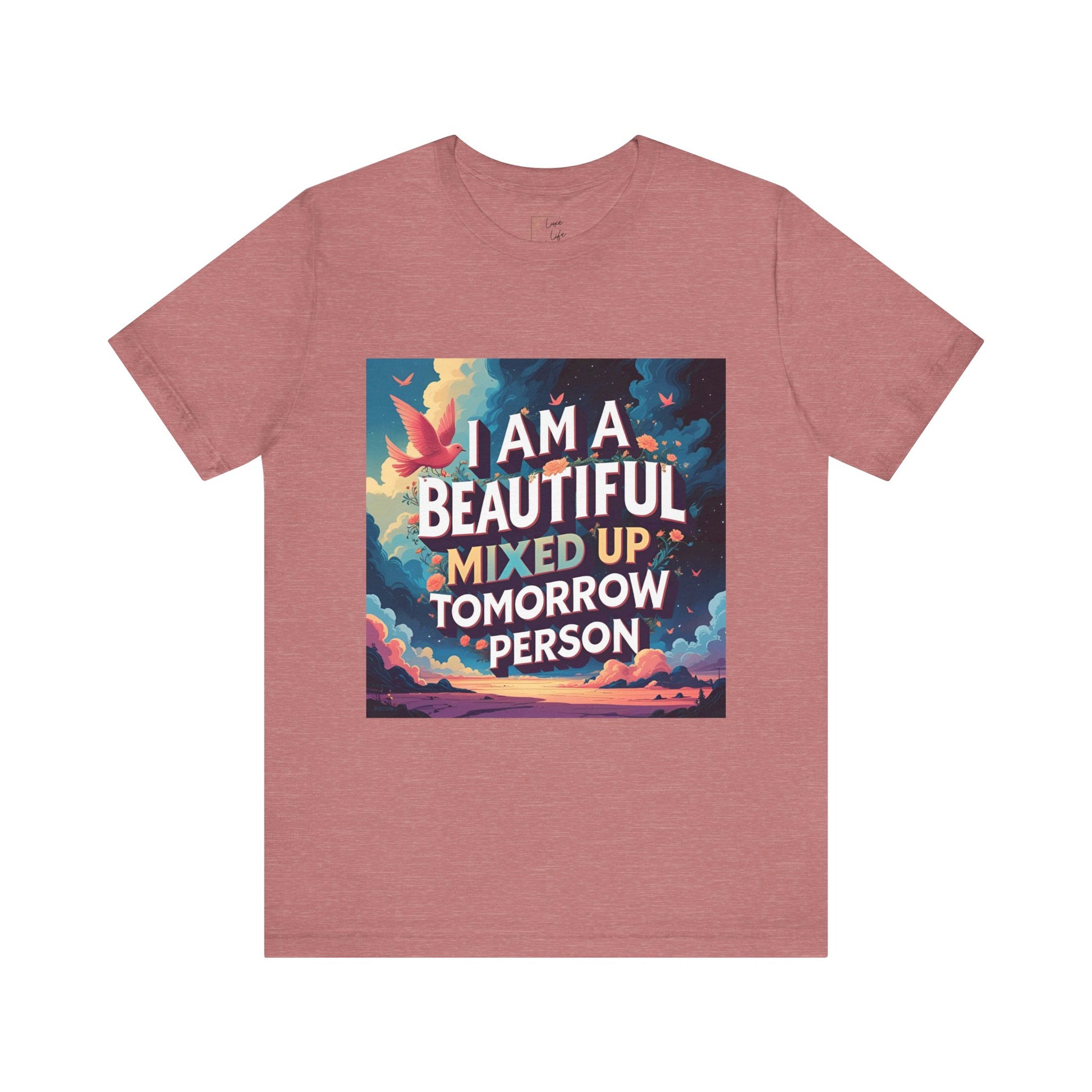 Luxe Life Quote Tee - "Tomorrow Person" T-Shirt, Cute Gift, Casual Wear, Summer Outfit, statement Top