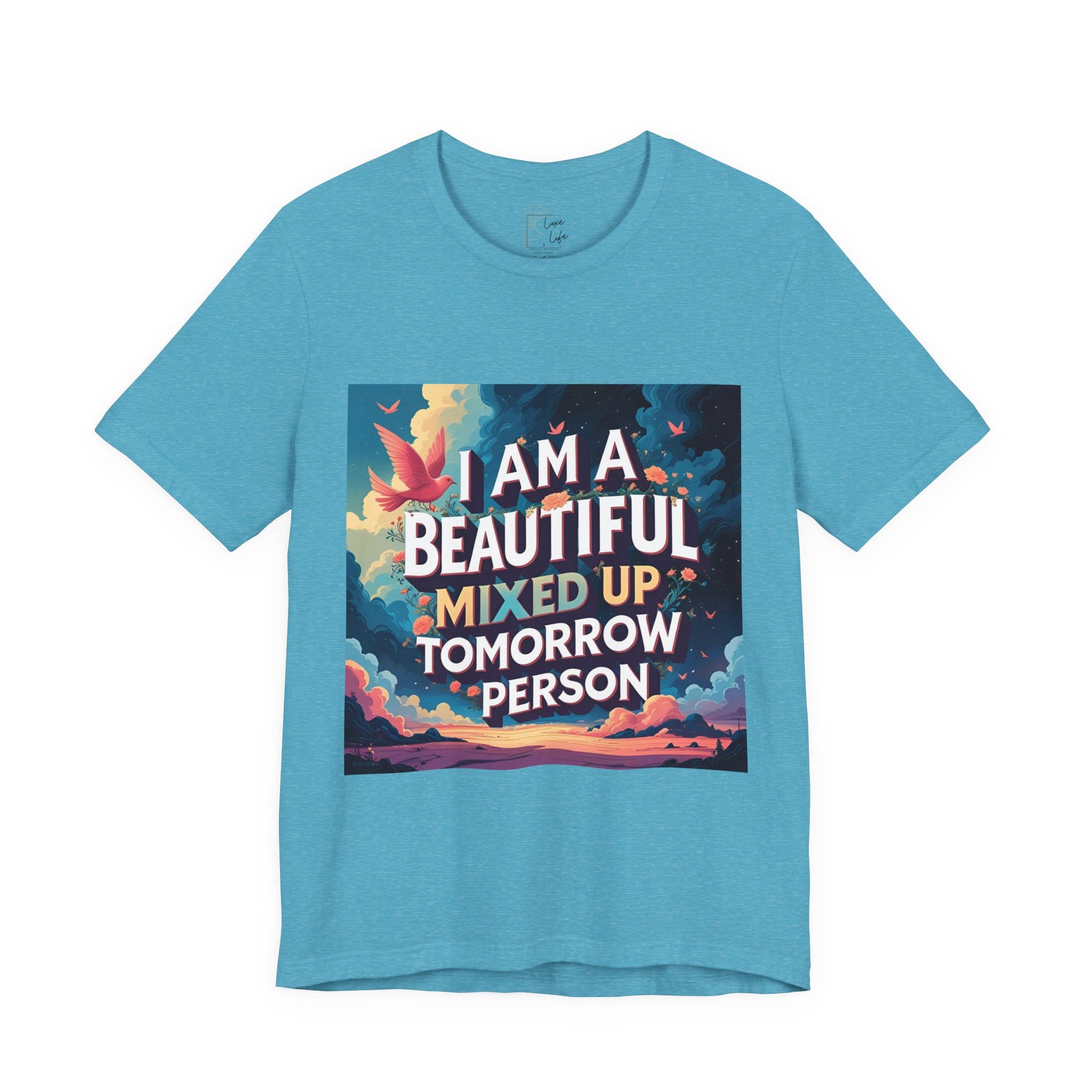Luxe Life Quote Tee - "Tomorrow Person" T-Shirt, Cute Gift, Casual Wear, Summer Outfit, statement Top