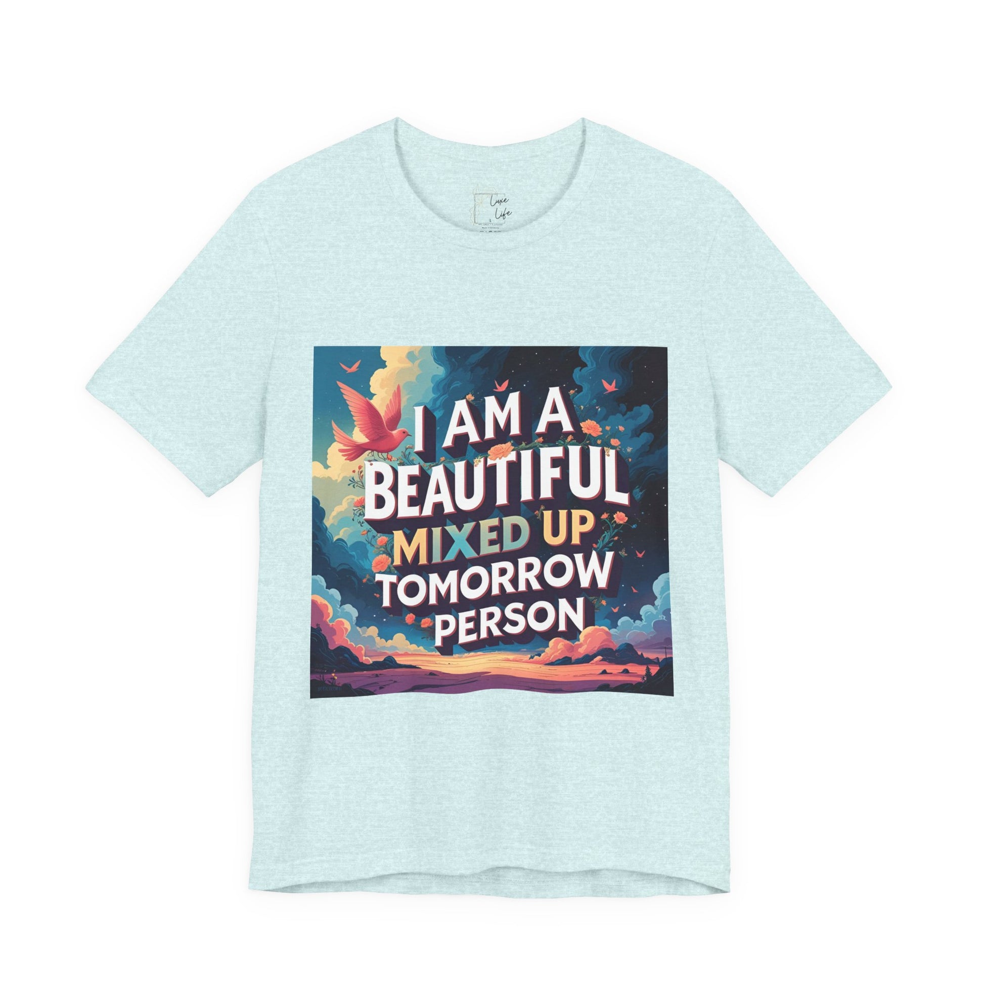 Luxe Life Quote Tee - "Tomorrow Person" T-Shirt, Cute Gift, Casual Wear, Summer Outfit, statement Top