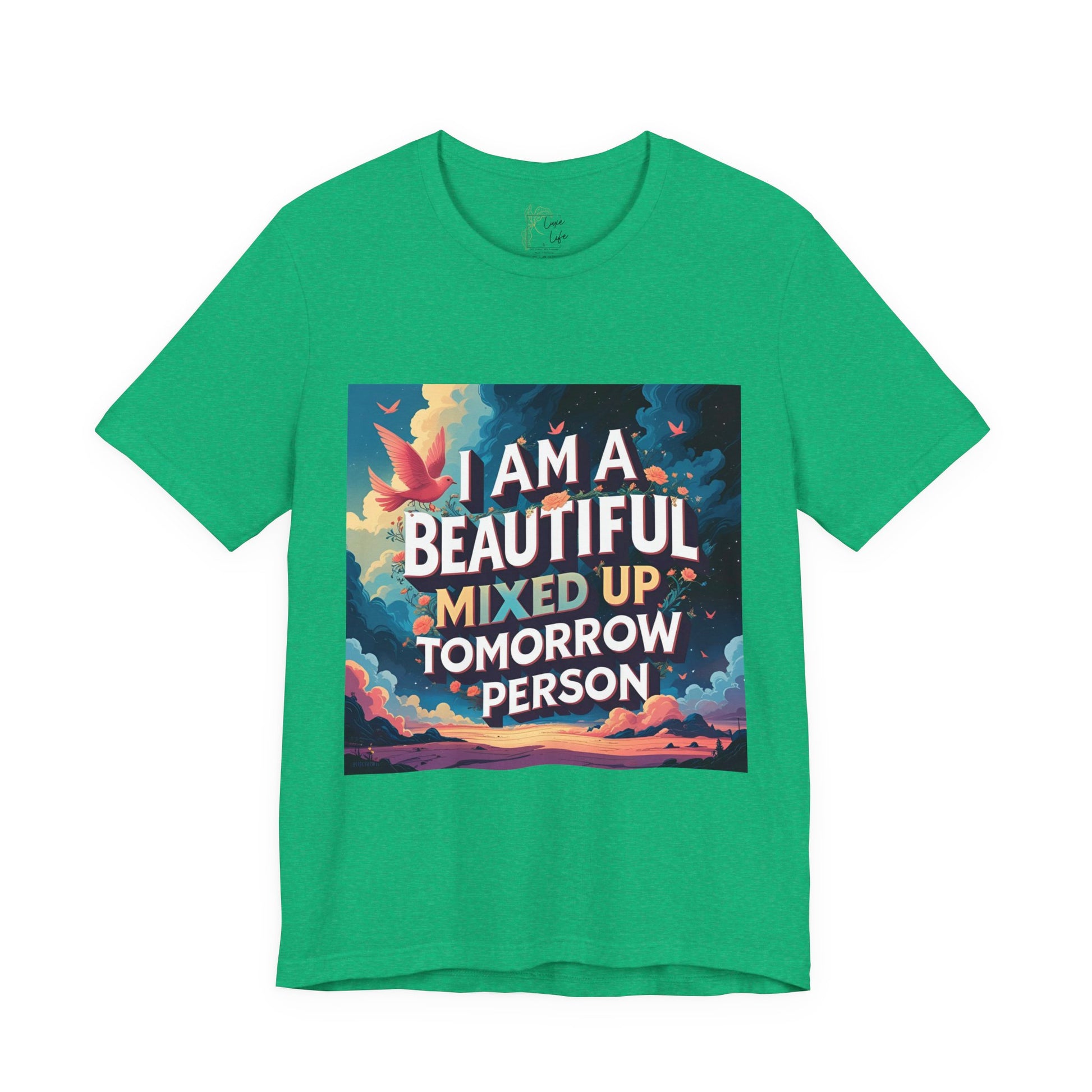 Luxe Life Quote Tee - "Tomorrow Person" T-Shirt, Cute Gift, Casual Wear, Summer Outfit, statement Top