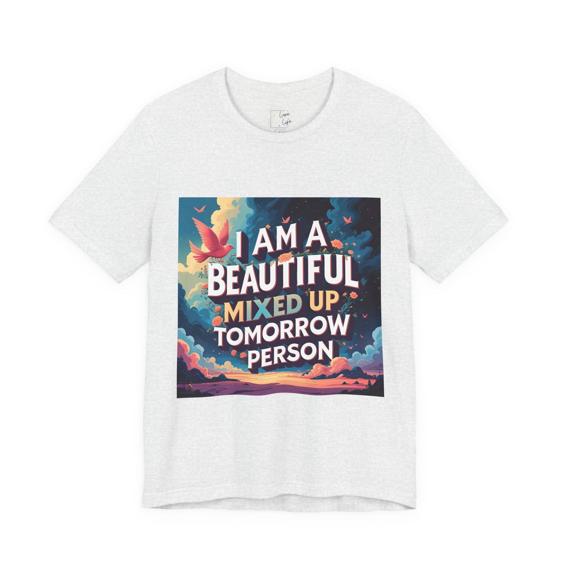 Luxe Life Quote Tee - "Tomorrow Person" T-Shirt, Cute Gift, Casual Wear, Summer Outfit, statement Top