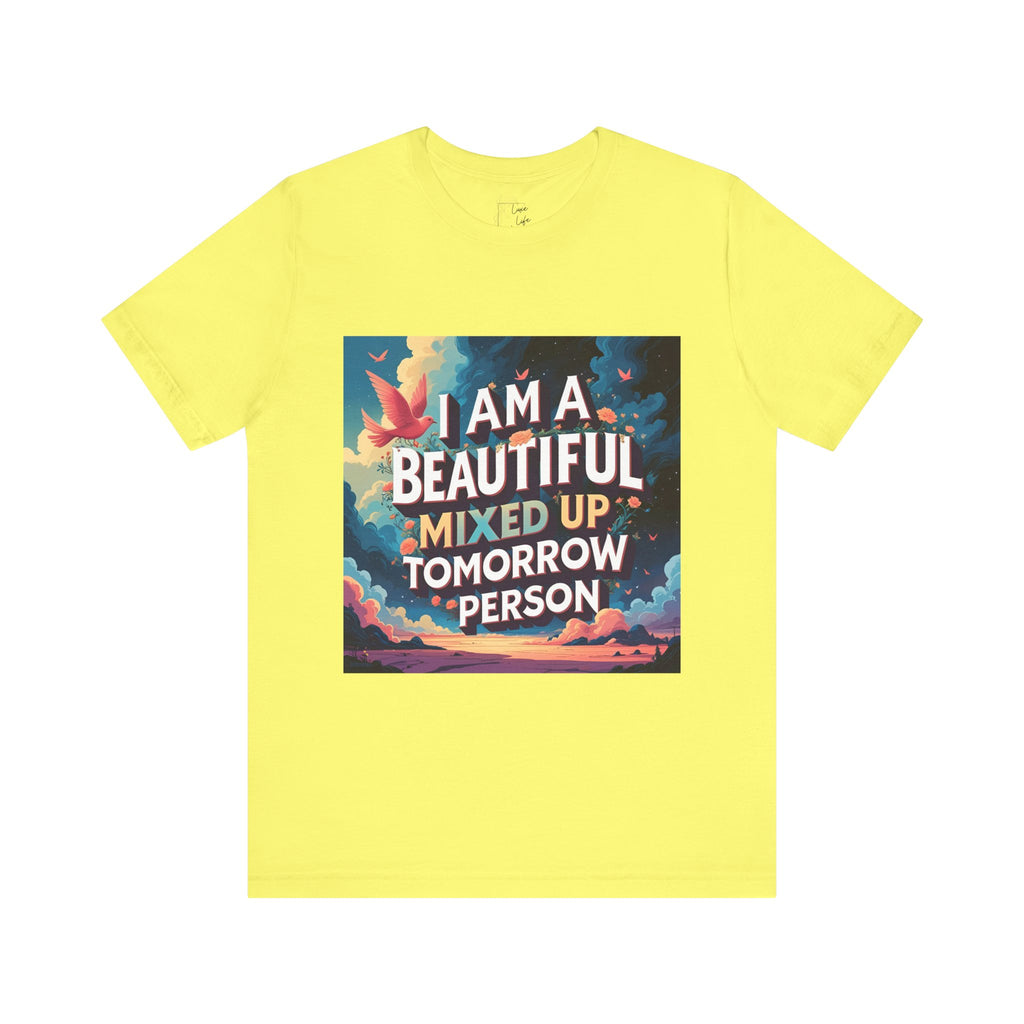 Luxe Life Quote Tee - "Tomorrow Person" T-Shirt, Cute Gift, Casual Wear, Summer Outfit, statement Top
