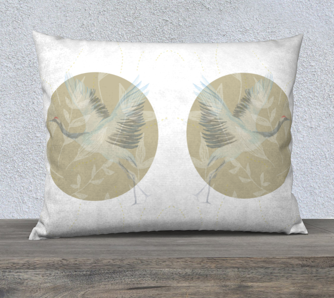 Birds in Flight pillow
