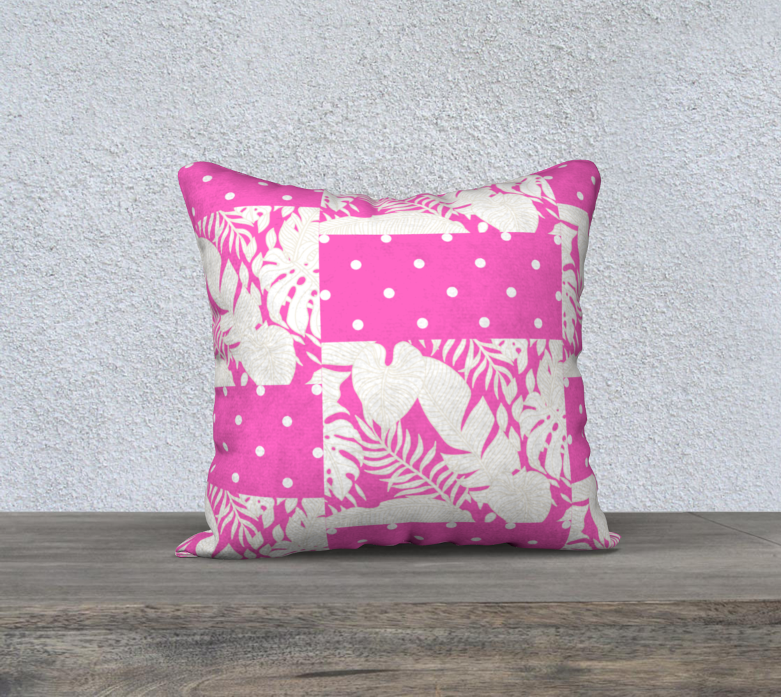 Palm Pop berry polka Patchwork