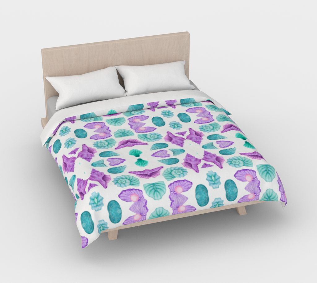 Dream Girl Seashell Vacation Duvet
