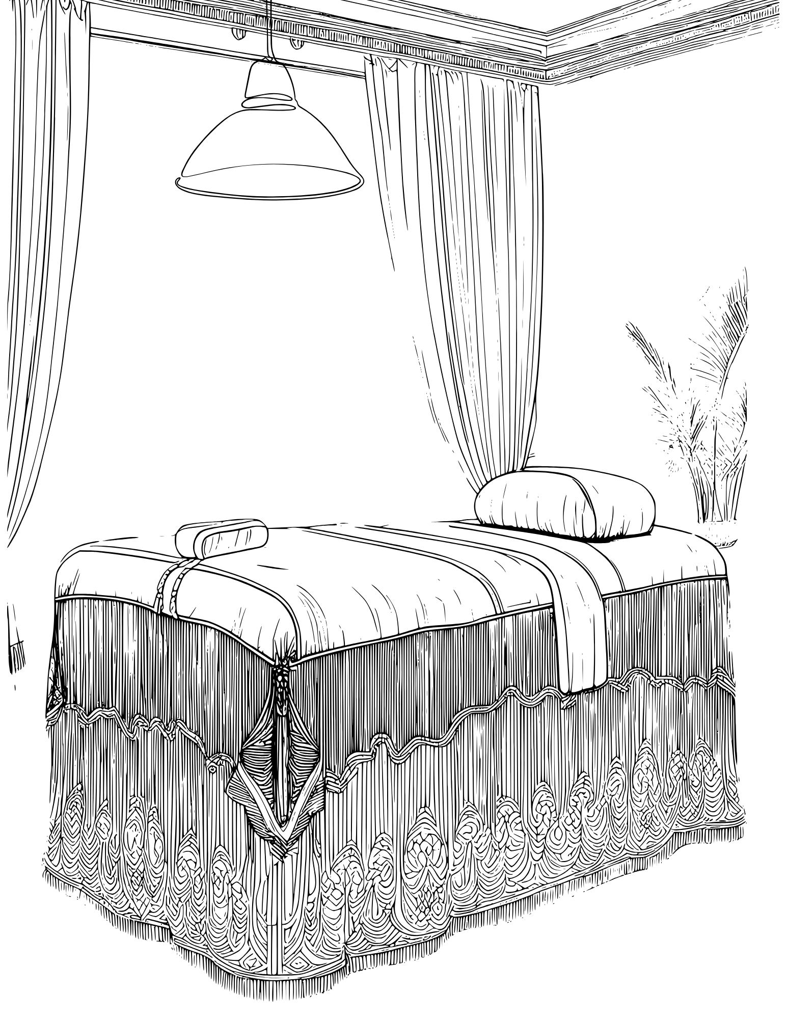 Mother's day Spa Coloring Book