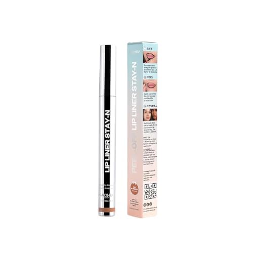 Sacheu Lip Liner STAY-N Peel Off Lip Stain — Long Lasting Matte Lip Tattoo Transfer Proof Lipstain Infused with Hyaluronic Acid & Vitamin E for All Skin Types — Vegan & Cruelty-Free, Deep Bundle