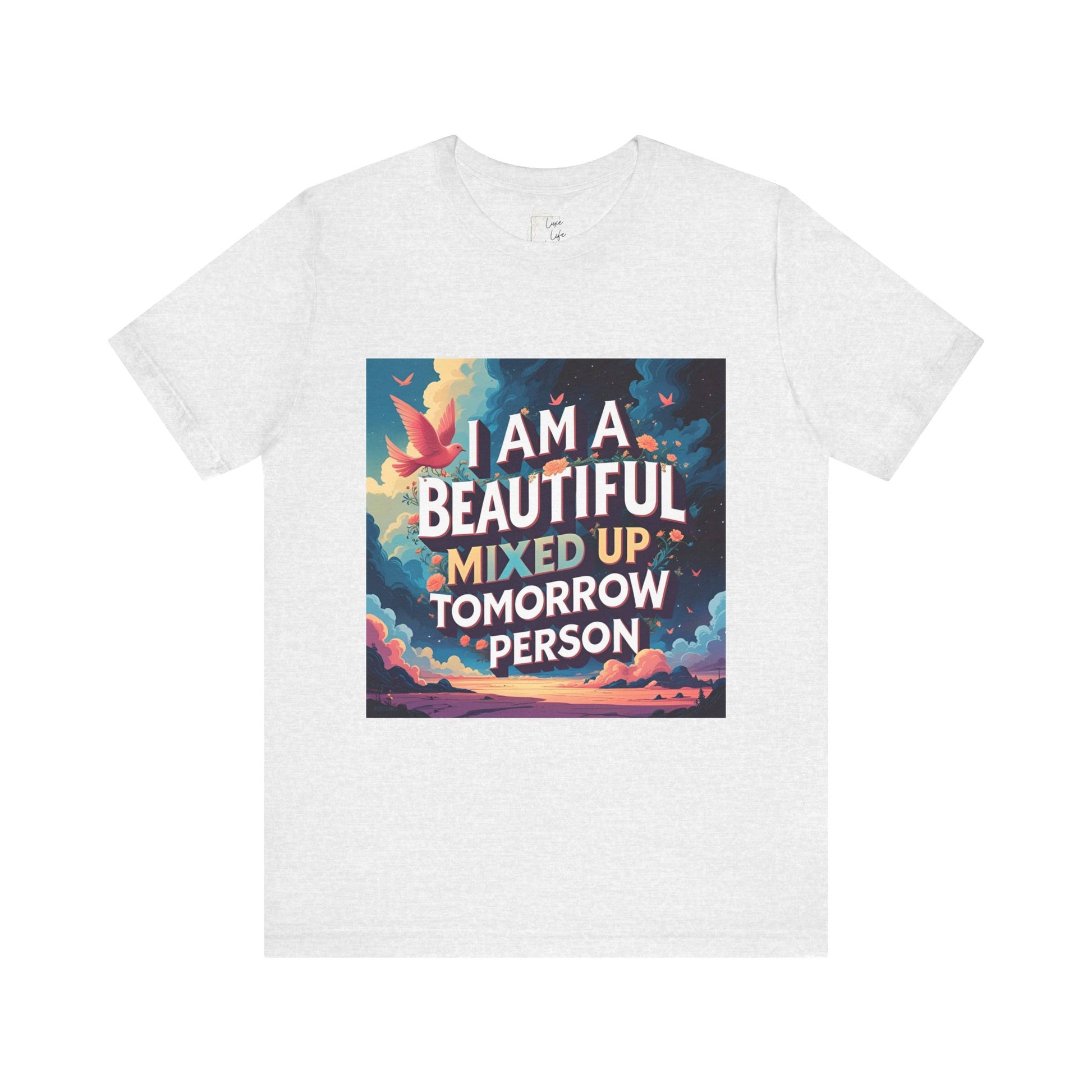 Luxe Life Quote Tee - "Tomorrow Person" T-Shirt, Cute Gift, Casual Wear, Summer Outfit, statement Top