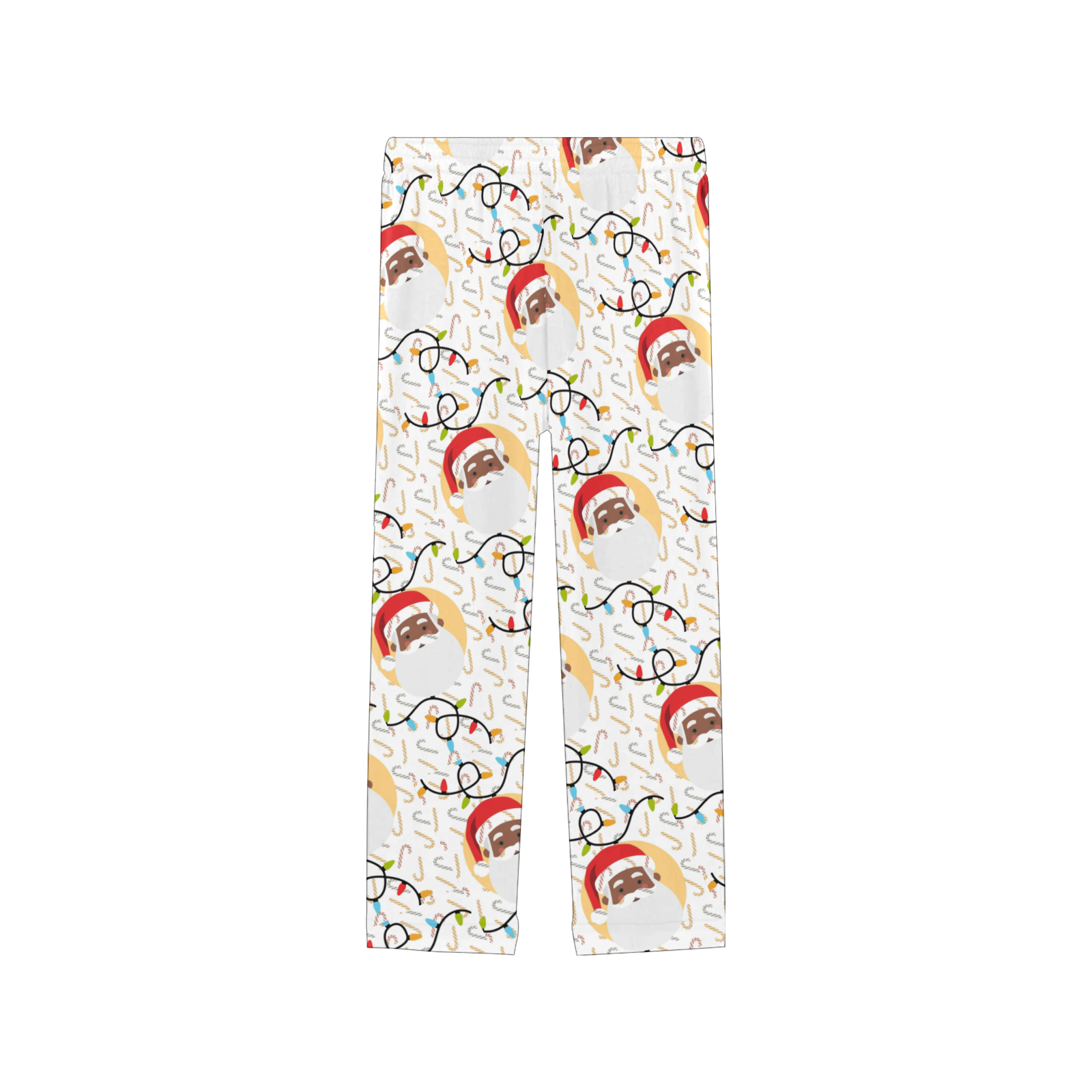 Black Santa Christmas Pajama bottoms