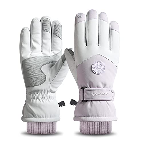 Winter Ski Snow Gloves for Men, Women, Youth | Touchscreen & Waterproof Cold Weather Hand Warming Gloves Winter Work Gloves