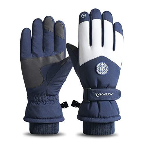 Winter Ski Snow Gloves for Men, Women, Youth | Touchscreen & Waterproof Cold Weather Hand Warming Gloves Winter Work Gloves