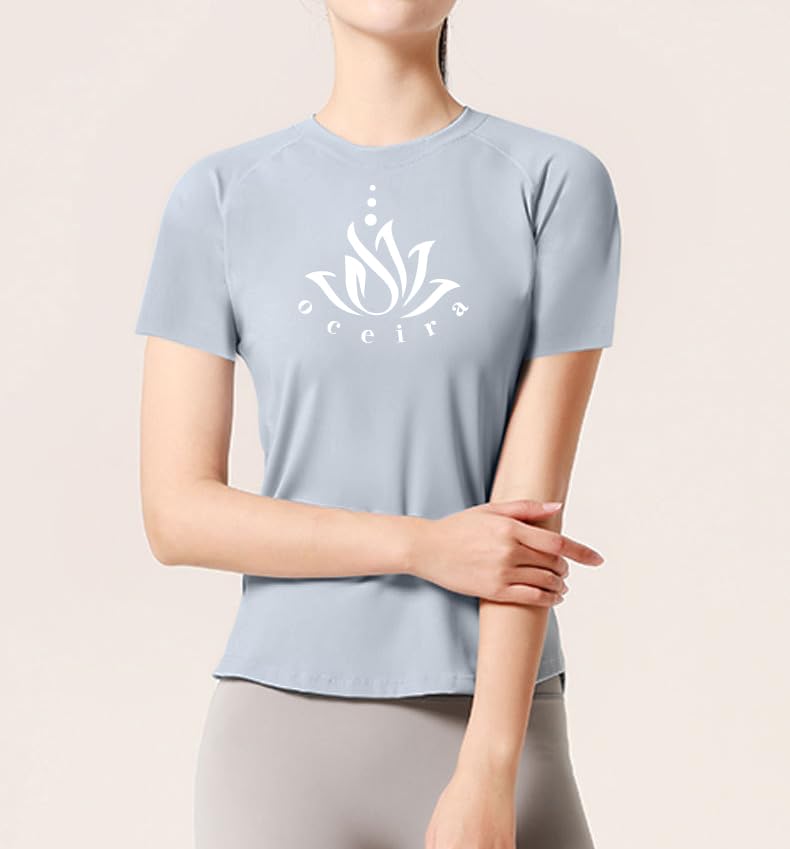 Women Activewear Gymwear Yoga Suit Athleisure Five Piece Set, T-Shirt, Jacket, Sports Bra, Leggings, Running Shorts