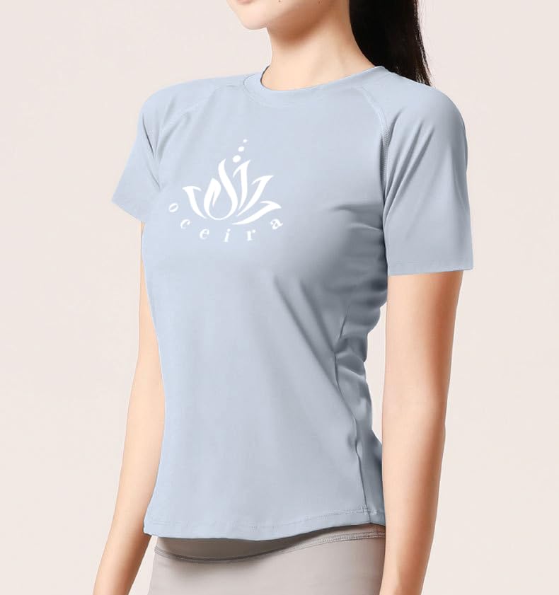 Women Activewear Gymwear Yoga Suit Athleisure Five Piece Set, T-Shirt, Jacket, Sports Bra, Leggings, Running Shorts