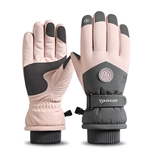 Winter Ski Snow Gloves for Men, Women, Youth | Touchscreen & Waterproof Cold Weather Hand Warming Gloves Winter Work Gloves
