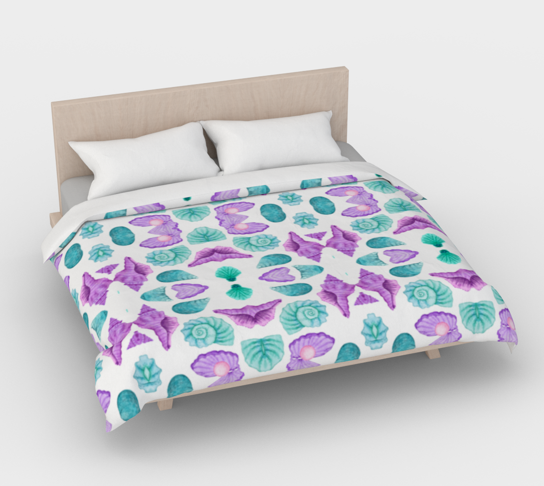 Dream Girl Seashell Vacation Duvet