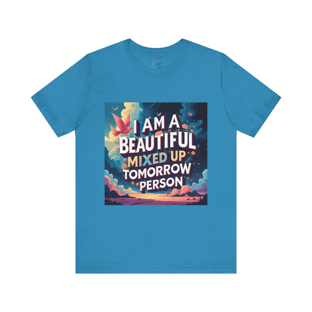 Luxe Life Quote Tee - "Tomorrow Person" T-Shirt, Cute Gift, Casual Wear, Summer Outfit, statement Top