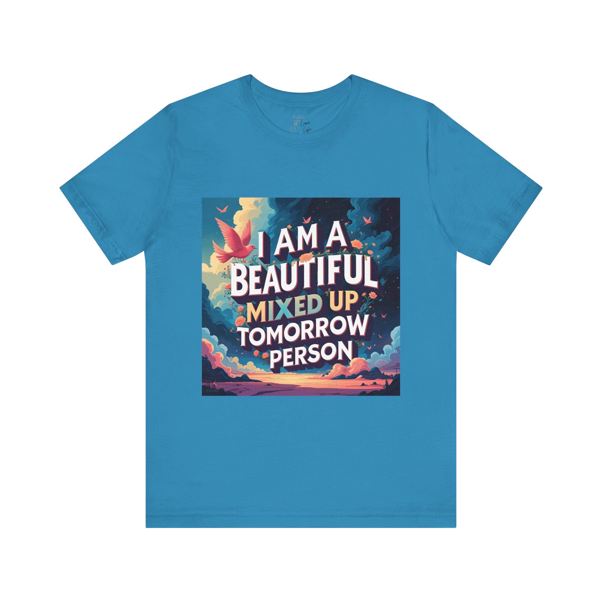 Luxe Life Quote Tee - "Tomorrow Person" T-Shirt, Cute Gift, Casual Wear, Summer Outfit, statement Top