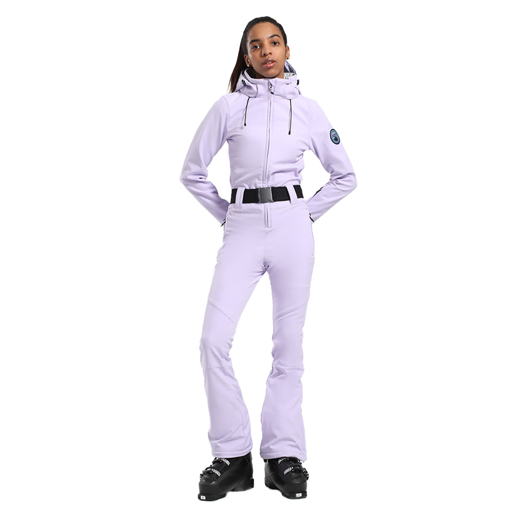 GSOU SNOW Ski Suit Women Snowsuit Slim One Piece Jumpsuit Snow Jackets Waterproof Winter Windproof Outdoor Sports Warm