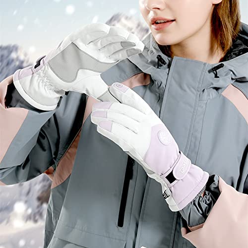 Winter Ski Snow Gloves for Men, Women, Youth | Touchscreen & Waterproof Cold Weather Hand Warming Gloves Winter Work Gloves