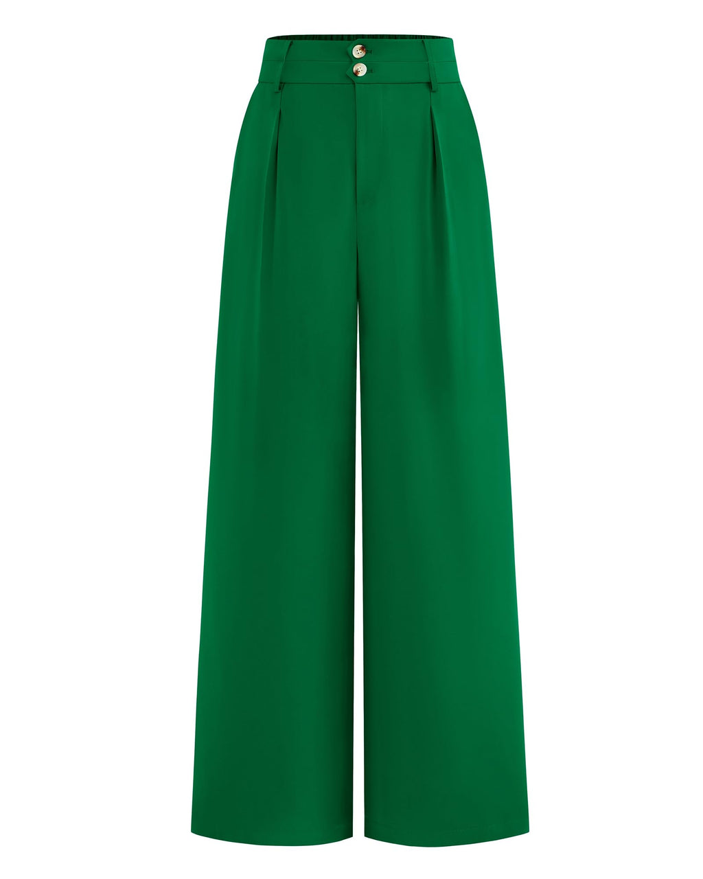 BTFBM Women Wide Leg Dress Pants 2025 High Waisted Button Pleated Business Casual Trousers Office Work Palazzo Pants