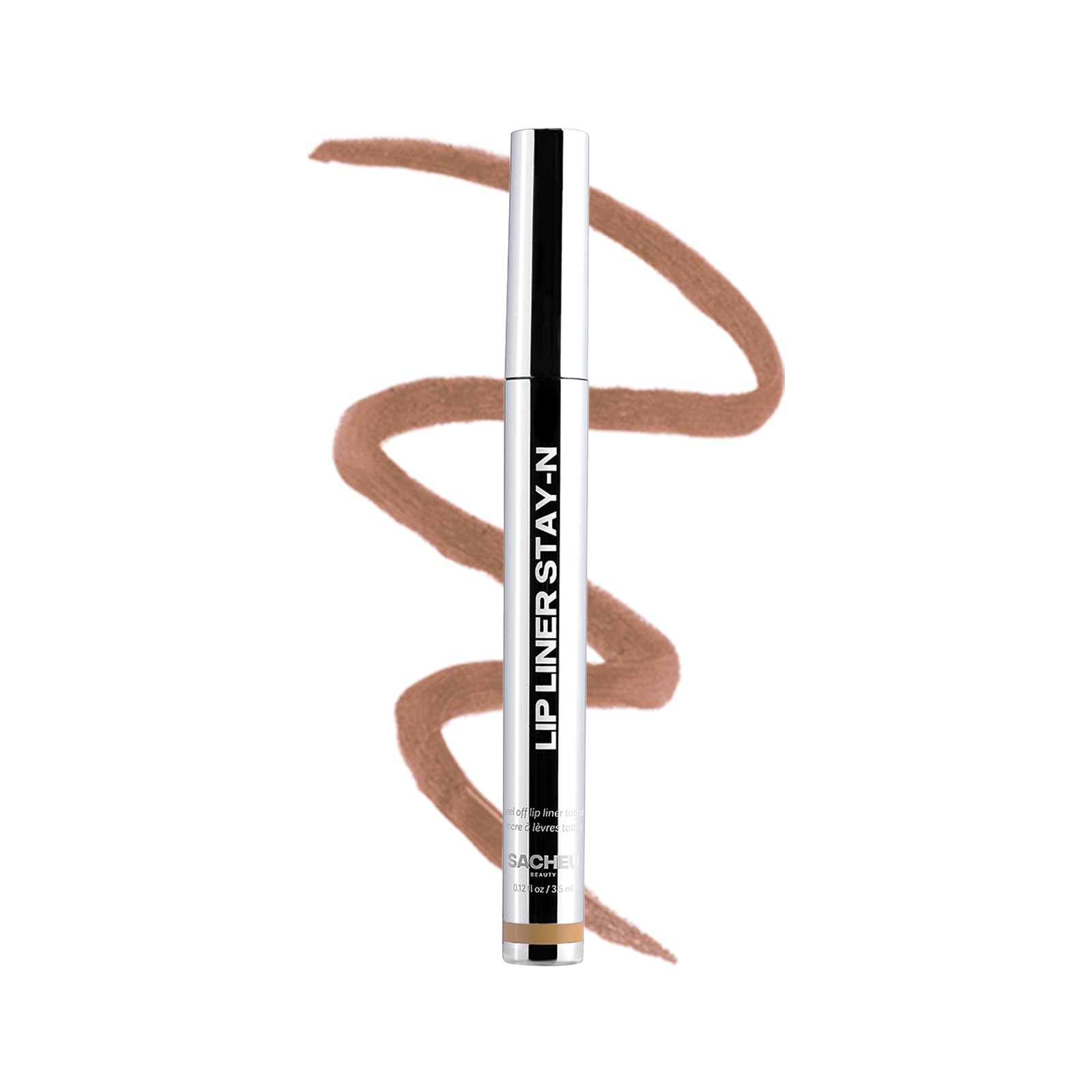 Sacheu Lip Liner STAY-N Peel Off Lip Stain — Long Lasting Matte Lip Tattoo Transfer Proof Lipstain Infused with Hyaluronic Acid & Vitamin E for All Skin Types — Vegan & Cruelty-Free, Deep Bundle