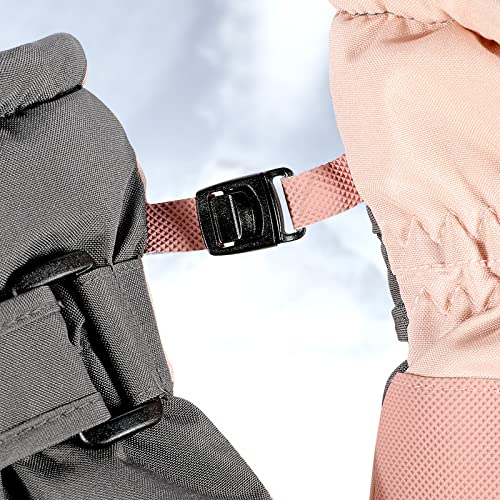 Winter Ski Snow Gloves for Men, Women, Youth | Touchscreen & Waterproof Cold Weather Hand Warming Gloves Winter Work Gloves