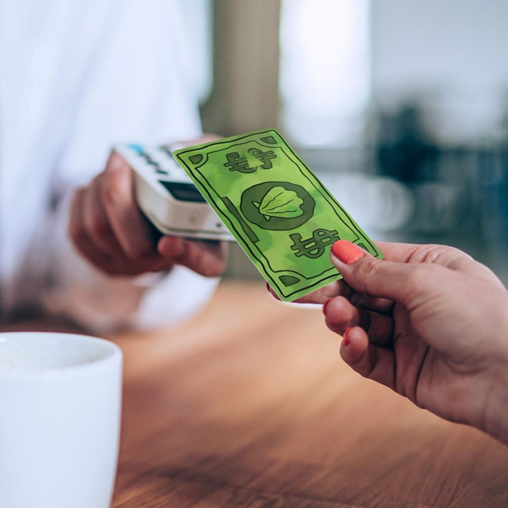 Thaph-Ky 3 PCS Card Covers for Debit Cards, Funny Debit/credit Card Skin - Sea Bucks, Get Out Of Jail Free Card Cover for Key, EBT, ID, Bank Card - No Bubble, Slim, Waterproof Credit Card Sticker