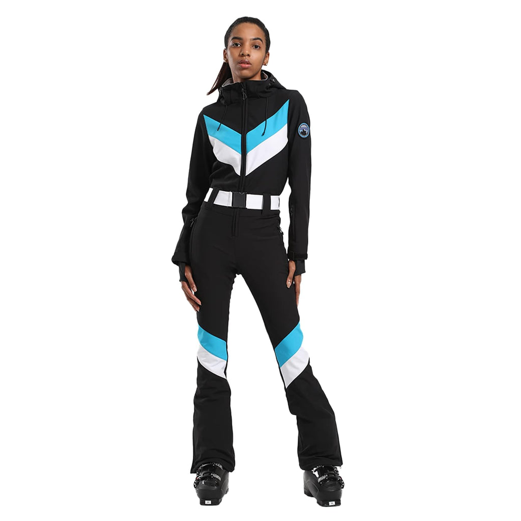 GSOU SNOW Ski Suit Women Snowsuit Slim One Piece Jumpsuit Snow Jackets Waterproof Winter Windproof Outdoor Sports Warm