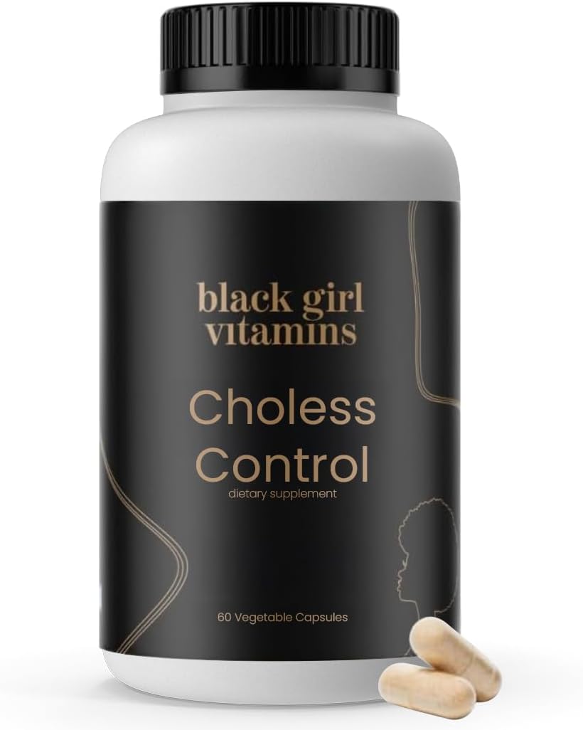 Black Girl Vitamins Choless - Supplement for Energy and Wellness Support, Niacin, Gluten-Free, 60ct