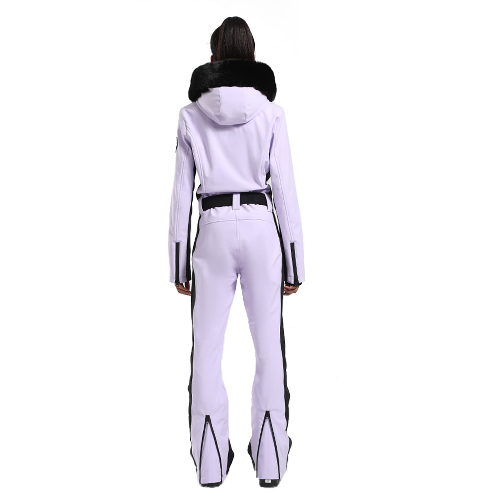 GSOU SNOW Womens Ski Suit One Piece Snowsuit Snowboard Slim Insulated Jumpsuit Jacket Waterproof Windproof for Outdoor Sports