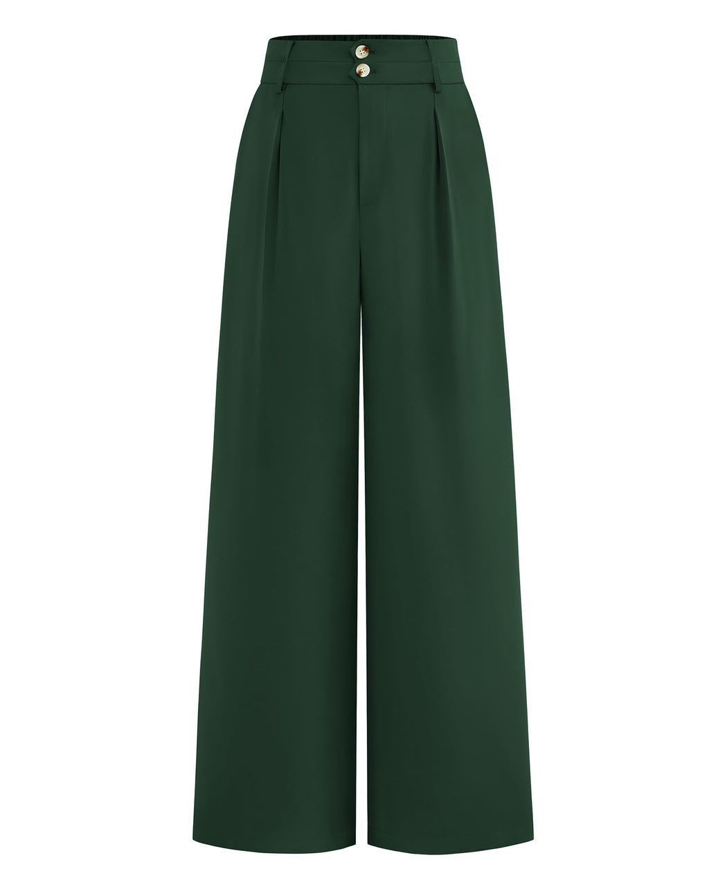 BTFBM Women Wide Leg Dress Pants 2025 High Waisted Button Pleated Business Casual Trousers Office Work Palazzo Pants