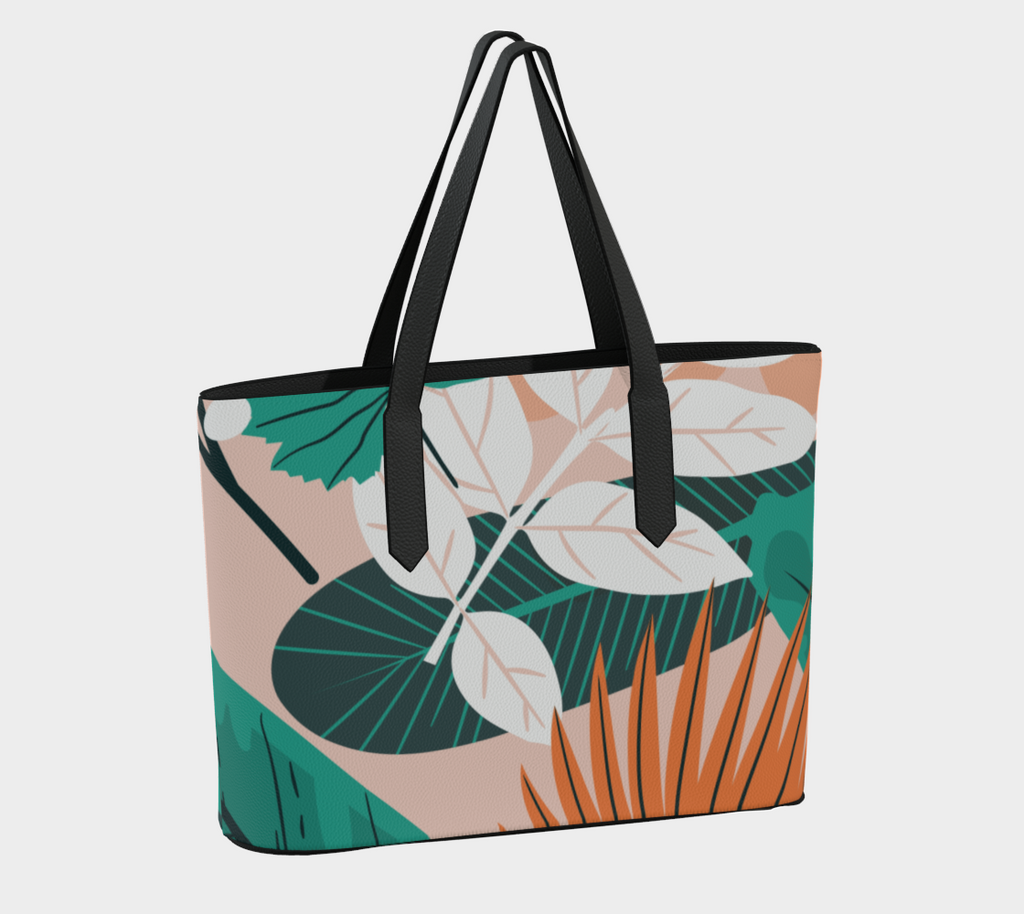 Reverse Tropic Wonders Tote Bag