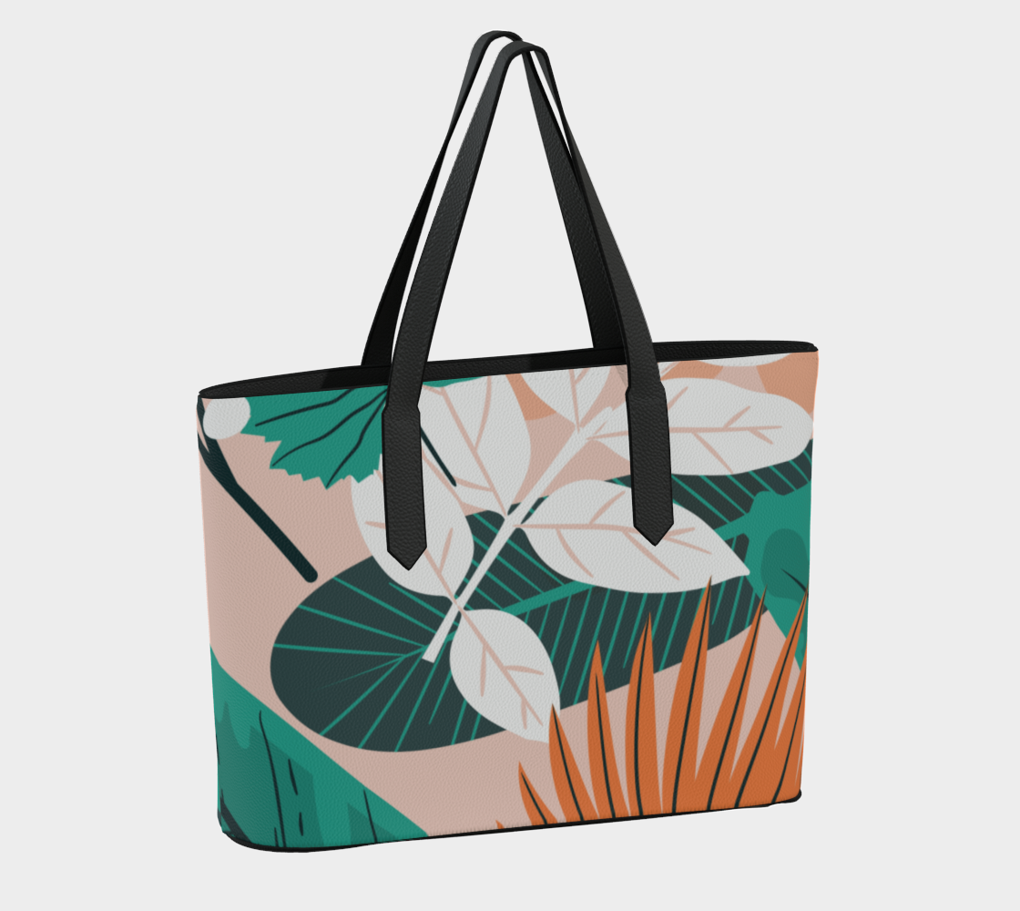 Reverse Tropic Wonders Tote Bag