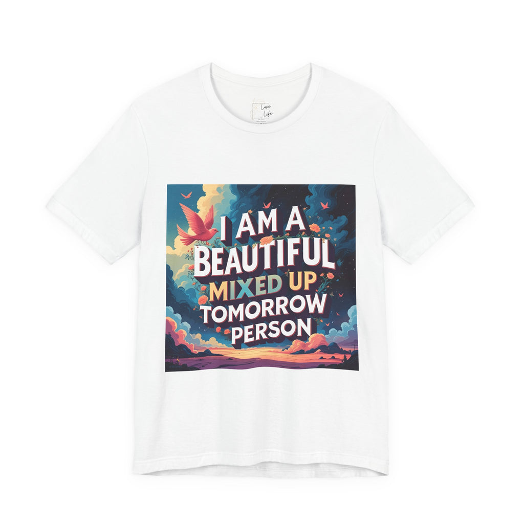 Luxe Life Quote Tee - "Tomorrow Person" T-Shirt, Cute Gift, Casual Wear, Summer Outfit, statement Top