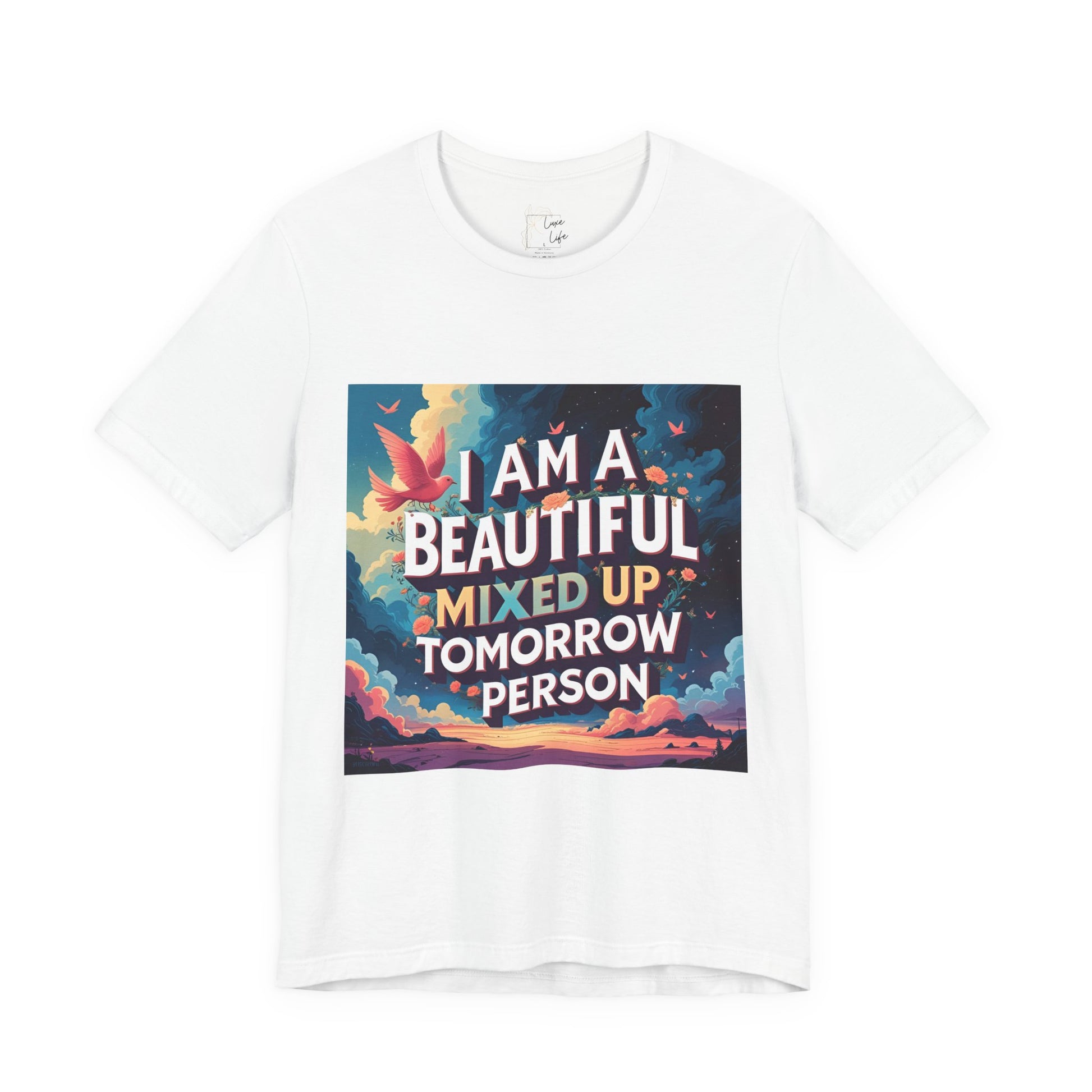 Luxe Life Quote Tee - "Tomorrow Person" T-Shirt, Cute Gift, Casual Wear, Summer Outfit, statement Top