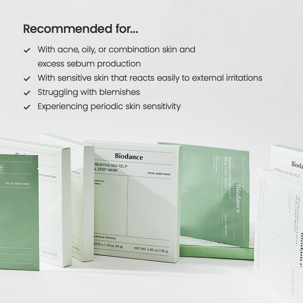 BIODANCE Bio-Collagen Real Deep Mask, Hydrating Overnight Hydrogel Mask, Pore Minimizing, Elasticity Improvement, Korean Skincare | 1.19oz(34g) x 16ea