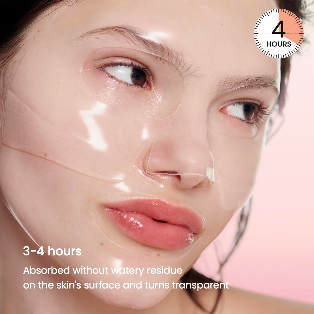 BIODANCE Bio-Collagen Real Deep Mask, Hydrating Overnight Hydrogel Mask, Pore Minimizing, Elasticity Improvement, Korean Skincare | 1.19oz(34g) x 16ea
