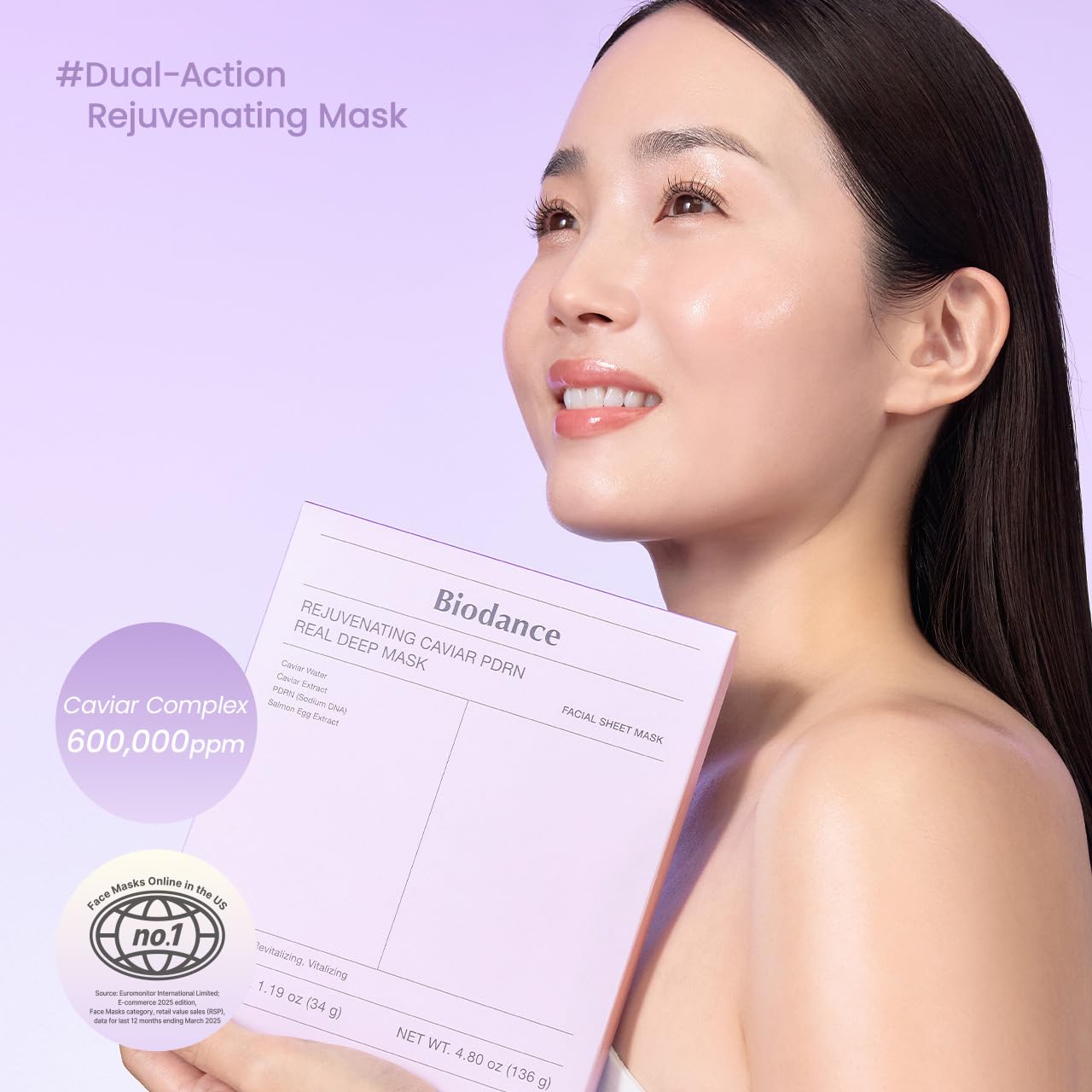 BIODANCE Bio-Collagen Real Deep Mask, Hydrating Overnight Hydrogel Mask, Pore Minimizing, Elasticity Improvement, Korean Skincare | 1.19oz(34g) x 16ea