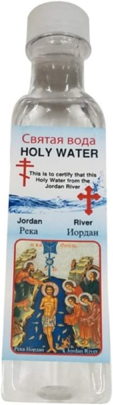 STRONG FAITH Blessed Prayer Holy Water from The Jordan River in The Holy Land (Water 300ml)