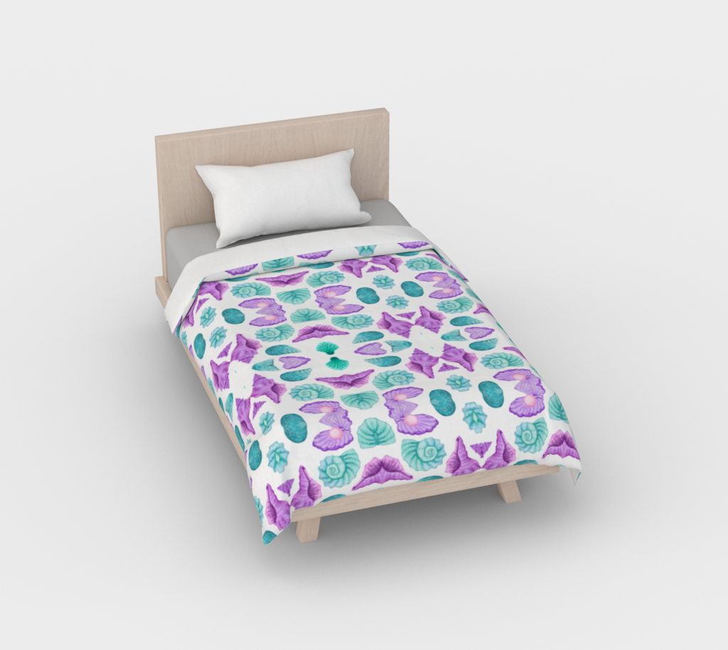 Dream Girl Seashell Vacation Duvet